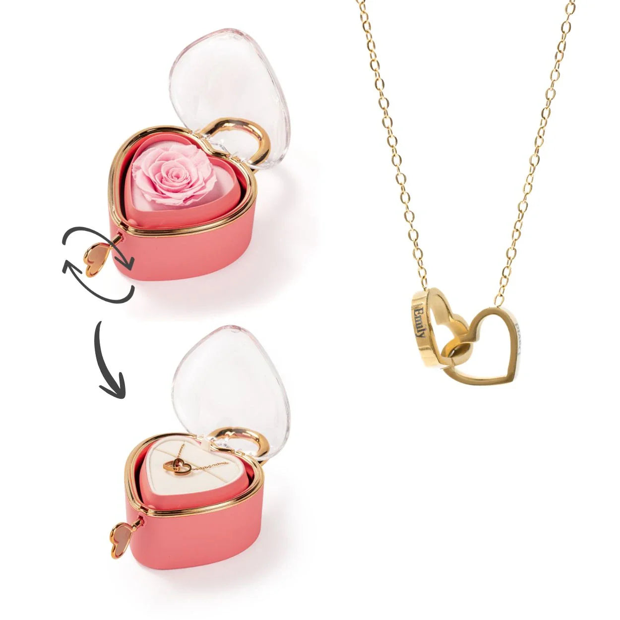 Candado Eterno & Collar Personalizado