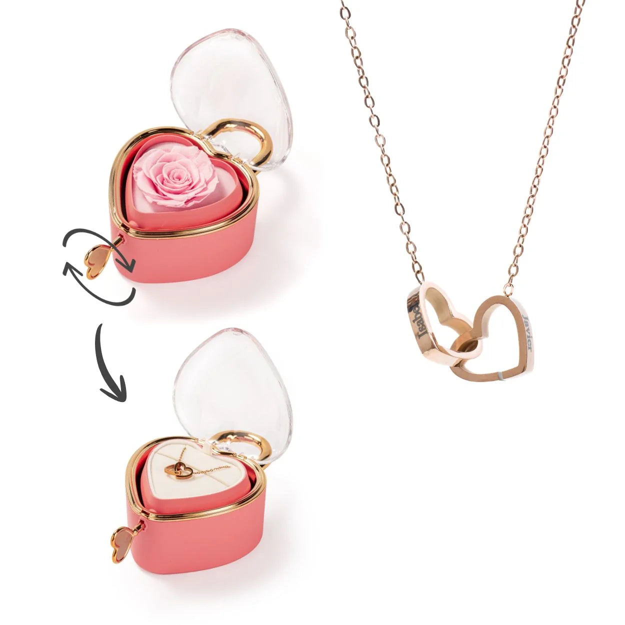 Candado Eterno & Collar Personalizado