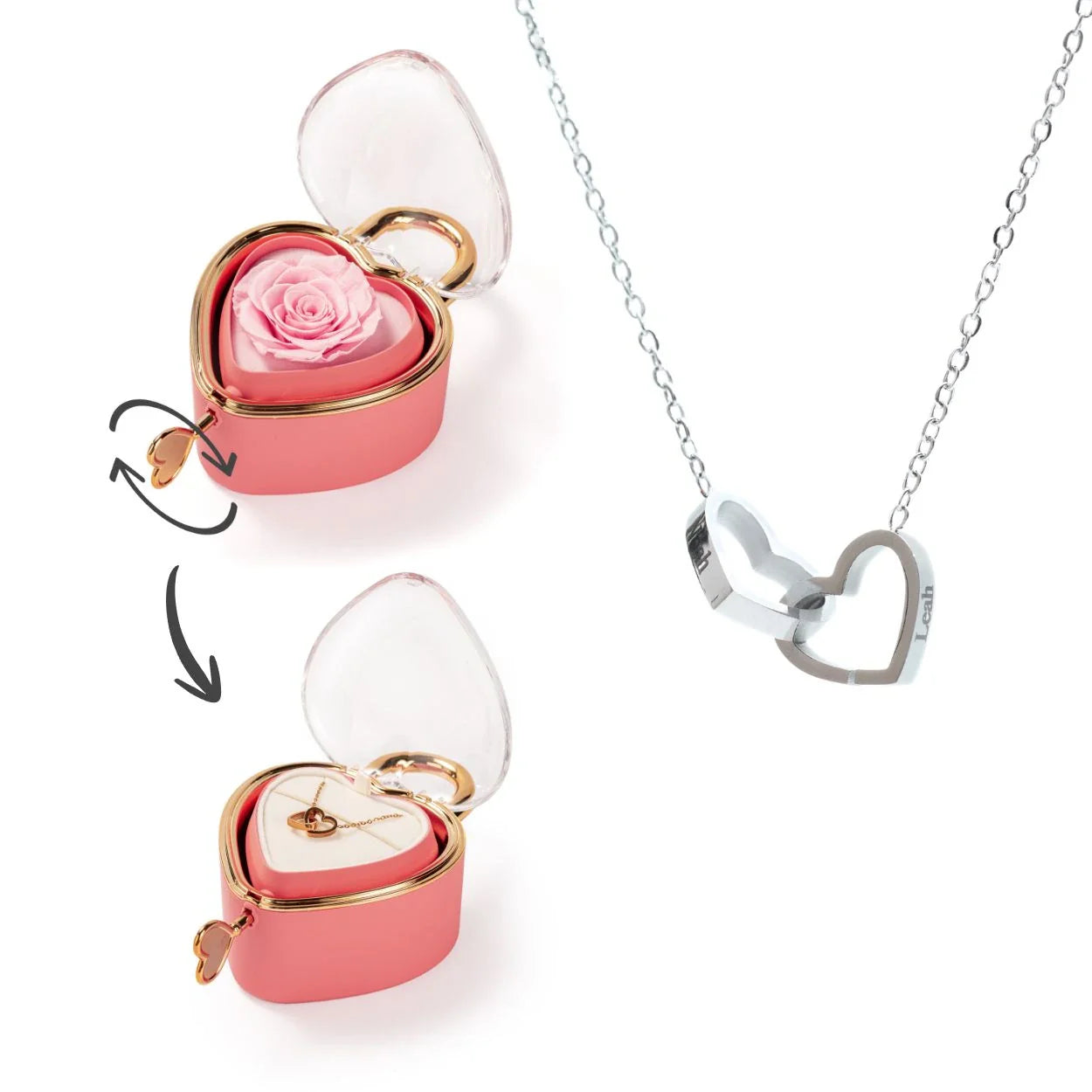 Candado Eterno & Collar Personalizado