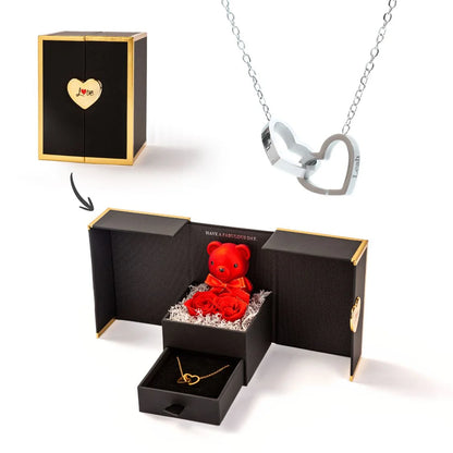 Mini Oso Eterno & Collar Personalizado