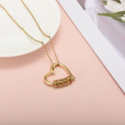 COLLAR CORAZÓN FAMILIAR